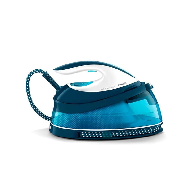 PHILIPS PerfectCare Compact Tvaika generatorius gludeklis zils / balts GC7840 / 20 (8710103935841)