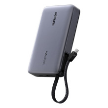 UGREEN PB551 20 000 mAh 145 W išorinė baterija, 1 x USB-C, 1 x USB-A, 1 x integruotas USB-C laidas, ekranas UGREEN PB551 20 000 mAh 145 W išorinė baterija, 1 x USB-C, 1 x USB-A, 1 x integruotas USB-C laidas, ekranas