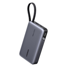 UGREEN PB551 20 000 mAh 145 W išorinė baterija, 1 x USB-C, 1 x USB-A, 1 x integruotas USB-C laidas, ekranas UGREEN PB551 20 000 mAh 145 W išorinė baterija, 1 x USB-C, 1 x USB-A, 1 x integruotas USB-C laidas, ekranas