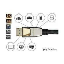 Alcasa DP20-PY030 HDMI kabelis