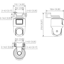 IP kamera Dahua IPC-PTS2249B-E2-S-PV-0360B-PRO