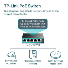TP-LINK TPLINK Switch TL-SG105PE TLSG105PE (TL-SG105PE) TP-LINK TPLINK Switch TL-SG105PE TLSG105PE (TL-SG105PE)
