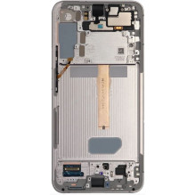 LCD screen Samsung S906 S22 Plus 5G with touch screen and frame White / Cream / Sky Blue original (used Grade C, without