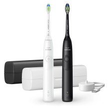 Toothbrush HX7109 01 Sonicare 5300 Duopack black Schwarz and white (HX7109 / 01)