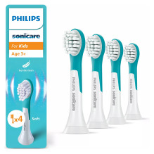 Keičiama dantų šepetėlio galvutė HX6034 / 90 / „Sonicare For Kids 3+“ 4-Pack Mėlyna / Balta Keičiama dantų šepetėlio galvutė HX6034 / 90 / „Sonicare For Kids 3+“ 4-Pack Mėlyna / Balta