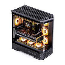 Jonsbo D400 PC dėklas, Midi bokštas, ATX, Tempered Glass - juodas