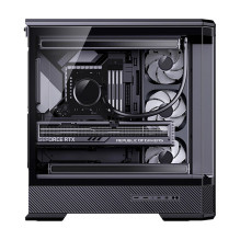 Jonsbo D400 PC dėklas, Midi bokštas, ATX, Tempered Glass - juodas