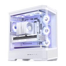 Jonsbo D400 PC dėklas, Midi bokštas, ATX, Tempered Glass – baltas Jonsbo D400 PC dėklas, Midi bokštas, ATX, Tempered Glass – baltas