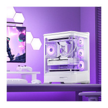 Jonsbo D400 PC dėklas, Midi bokštas, ATX, Tempered Glass – baltas Jonsbo D400 PC dėklas, Midi bokštas, ATX, Tempered Glass – baltas
