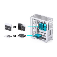Jonsbo D400 PC dėklas, Midi bokštas, ATX, Tempered Glass – baltas Jonsbo D400 PC dėklas, Midi bokštas, ATX, Tempered Glass – baltas