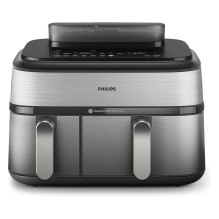 Airfryer NA555 00 Dual Basket 9L 2750W silver (NA555 / 00) Airfryer NA555 00 Dual Basket 9L 2750W silver (NA555 / 00)