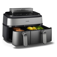 Airfryer NA555 00 Dual Basket 9L 2750W silver (NA555 / 00) Airfryer NA555 00 Dual Basket 9L 2750W silver (NA555 / 00)
