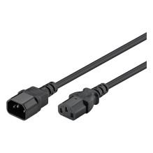 Goobay 50081 Netzkabel extern C14 auf C13 200cm (Kaltgeräteverlängerung) Goobay 50081 Netzkabel extern C14 auf C13 200cm (Kaltgeräteverlängerung)