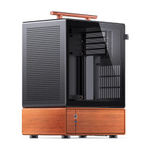 Jonsbo T7 PC Case, Midi-Tower, mATX, Tempered Glass - black