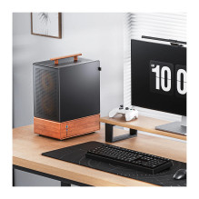 Jonsbo T7 PC Case, Midi-Tower, mATX, Tempered Glass - black