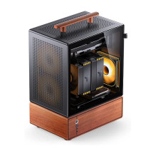 Jonsbo T7 PC Case, Midi-Tower, mATX, Tempered Glass - black