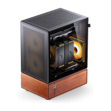 Jonsbo T7 PC Case, Midi-Tower, mATX, Tempered Glass - black