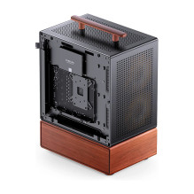 Jonsbo T7 PC Case, Midi-Tower, mATX, Tempered Glass - black
