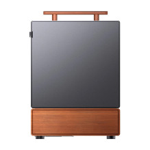 Jonsbo T7 PC Case, Midi-Tower, mATX, Tempered Glass - black