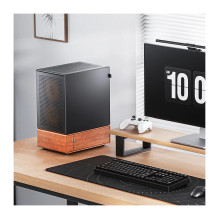 Jonsbo T7 PC Case, Midi-Tower, mATX, Tempered Glass - black