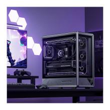 Jonsbo D401 PC Case, Midi Tower, ATX, Tempered Glass - black Jonsbo D401 PC Case, Midi Tower, ATX, Tempered Glass - black
