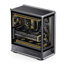 Jonsbo D401 PC Case, Midi Tower, ATX, Tempered Glass - black Jonsbo D401 PC Case, Midi Tower, ATX, Tempered Glass - black