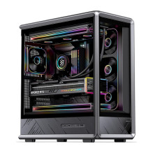 Jonsbo D401 PC Case, Midi Tower, ATX, Tempered Glass - black Jonsbo D401 PC Case, Midi Tower, ATX, Tempered Glass - black