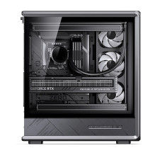 Jonsbo D401 PC Case, Midi Tower, ATX, Tempered Glass - black Jonsbo D401 PC Case, Midi Tower, ATX, Tempered Glass - black