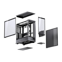 Jonsbo D401 PC Case, Midi Tower, ATX, Tempered Glass - black Jonsbo D401 PC Case, Midi Tower, ATX, Tempered Glass - black
