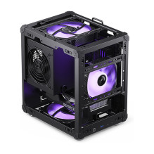 Jonsbo C6 PC-Gehäuse, Mini-Tower, Micro-ATX, mit Tragegriff - schwarz Jonsbo C6 PC-Gehäuse, Mini-Tower, Micro-ATX, mit Tragegriff - schwarz