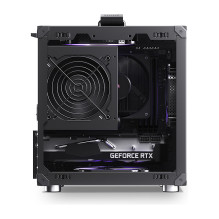 Jonsbo C6 PC-Gehäuse, Mini-Tower, Micro-ATX, mit Tragegriff - schwarz Jonsbo C6 PC-Gehäuse, Mini-Tower, Micro-ATX, mit Tragegriff - schwarz