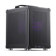 Jonsbo C6 PC-Gehäuse, Mini-Tower, Micro-ATX, mit Tragegriff - schwarz Jonsbo C6 PC-Gehäuse, Mini-Tower, Micro-ATX, mit Tragegriff - schwarz