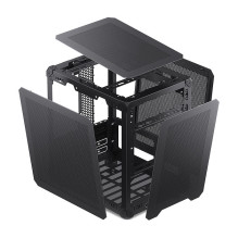 Jonsbo C6 PC-Gehäuse, Mini-Tower, Micro-ATX, mit Tragegriff - schwarz Jonsbo C6 PC-Gehäuse, Mini-Tower, Micro-ATX, mit Tragegriff - schwarz