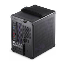 Jonsbo C6 PC-Gehäuse, Mini-Tower, Micro-ATX, mit Tragegriff - schwarz Jonsbo C6 PC-Gehäuse, Mini-Tower, Micro-ATX, mit Tragegriff - schwarz