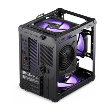 Jonsbo C6 PC-Gehäuse, Mini-Tower, Micro-ATX, mit Tragegriff - schwarz Jonsbo C6 PC-Gehäuse, Mini-Tower, Micro-ATX, mit Tragegriff - schwarz