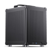 Jonsbo C6 PC-Gehäuse, Mini-Tower, Micro-ATX, mit Tragegriff - schwarz Jonsbo C6 PC-Gehäuse, Mini-Tower, Micro-ATX, mit Tragegriff - schwarz