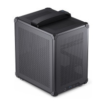 Jonsbo C6 PC-Gehäuse, Mini-Tower, Micro-ATX, mit Tragegriff - schwarz Jonsbo C6 PC-Gehäuse, Mini-Tower, Micro-ATX, mit Tragegriff - schwarz