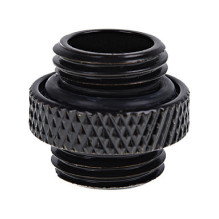 K Alphacool Icicle Double Nipple G1 / 4 AG to G1 / 4 AG (black, for soft hoses (PVC, silicone, neoprene)) K Alphacool Icicle Double Nipple G1 / 4 AG to G1 / 4 AG (black, for soft hoses (PVC, silicone, neoprene))