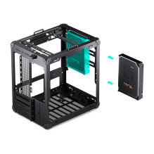 Jonsbo C6 PC-Gehäuse, Mini-Tower, Micro-ATX, mit Tragegriff - schwarz Jonsbo C6 PC-Gehäuse, Mini-Tower, Micro-ATX, mit Tragegriff - schwarz