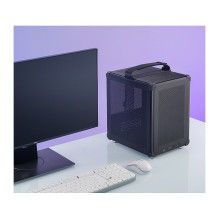 Jonsbo C6 PC-Gehäuse, Mini-Tower, Micro-ATX, mit Tragegriff - schwarz Jonsbo C6 PC-Gehäuse, Mini-Tower, Micro-ATX, mit Tragegriff - schwarz