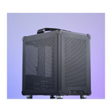 Jonsbo C6 PC-Gehäuse, Mini-Tower, Micro-ATX, mit Tragegriff - schwarz Jonsbo C6 PC-Gehäuse, Mini-Tower, Micro-ATX, mit Tragegriff - schwarz
