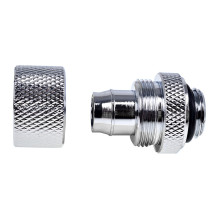 K Alphacool Icicle connector straight G1 / 4 inch male thread to 13 / 10mm - chrome silver K Alphacool Icicle connector straight G1 / 4 inch male thread to 13 / 10mm - chrome silver
