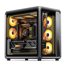 Jonsbo X400 PC-Gehäuse, Midi-Tower, ATX, Tempered Glass - grau Jonsbo X400 PC-Gehäuse, Midi-Tower, ATX, Tempered Glass - grau