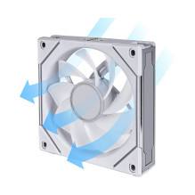 120mm Lian Li UNI FAN SL-INF120 ARGB Wireless Reverse Blade White 120mm Lian Li UNI FAN SL-INF120 ARGB Wireless Reverse Blade White