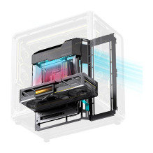 Jonsbo X400 PC-Gehäuse, Midi-Tower, ATX, Tempered Glass - grau Jonsbo X400 PC-Gehäuse, Midi-Tower, ATX, Tempered Glass - grau