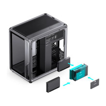 Jonsbo X400 PC-Gehäuse, Midi-Tower, ATX, Tempered Glass - grau Jonsbo X400 PC-Gehäuse, Midi-Tower, ATX, Tempered Glass - grau