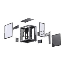 Jonsbo X400 PC-Gehäuse, Midi-Tower, ATX, Tempered Glass - grau Jonsbo X400 PC-Gehäuse, Midi-Tower, ATX, Tempered Glass - grau