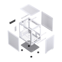 Jonsbo C6 PC-Gehäuse, Mini-Tower, Micro-ATX - weiß Jonsbo C6 PC-Gehäuse, Mini-Tower, Micro-ATX - weiß
