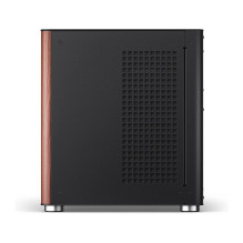 Jonsbo TK-0 PC Gehäuse, Mini-Tower, Mini-ITX, Tempered Glass, Holz - schwarz