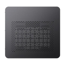Jonsbo TK-0 PC Gehäuse, Mini-Tower, Mini-ITX, Tempered Glass, Holz - schwarz